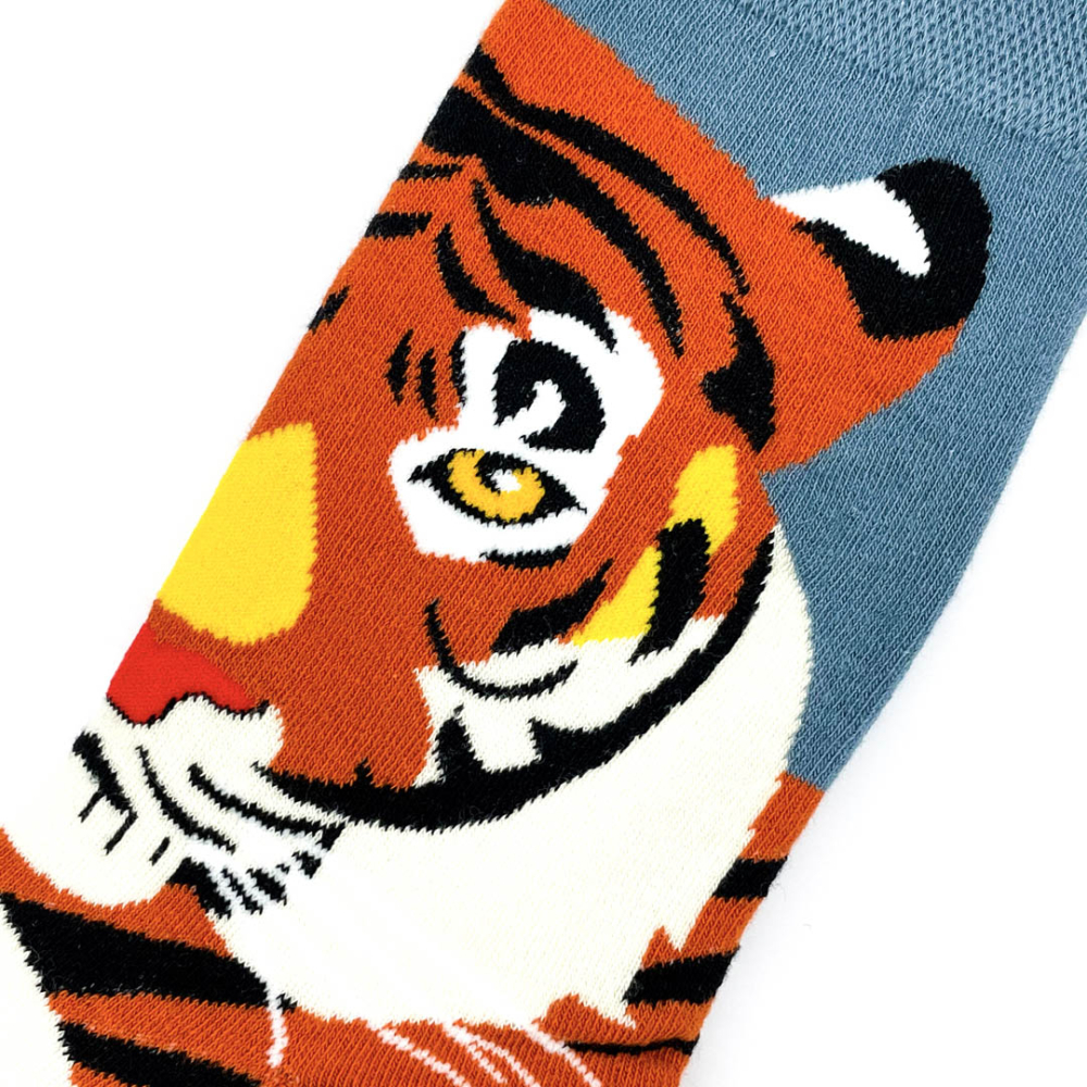 Tigrises vidám zokni
