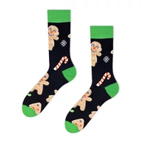 Mézeskalácsos karácsonyi vidám zokni - 43-46