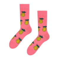 Pink ananászos vidám zokni