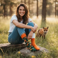 Kép 2/5 - Rókás vidám zokni