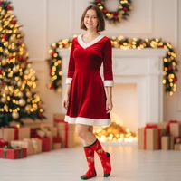 Kép 3/3 - Karácsonyi Szarvasos vidám zokni