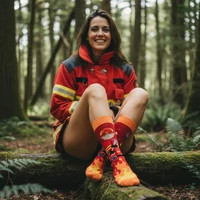 Kép 2/2 - Fireman Sam felemás vidám zokni