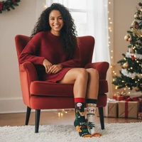 Kép 2/4 - Télvarázs felemás vidám zokni