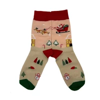 Kép 2/2 - Santa is coming vidám zokni