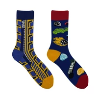 Kép 2/2 - Versenyautók felemás vidám zokni