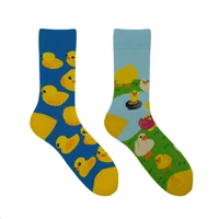 Kép 2/4 - Kacsakaland felemás vidám zokni 40-44