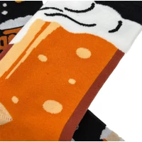 Kép 3/3 - Habzó sörös felemás vidám zokni