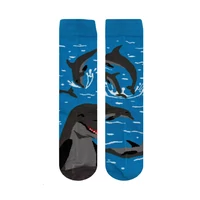 Kép 3/3 - Delfines felemás vidám zokni 38-42