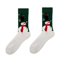 Kép 1/3 - Karácsonyi hóember vidám zokni