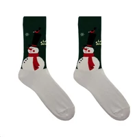 Kép 2/3 - Karácsonyi hóember vidám zokni