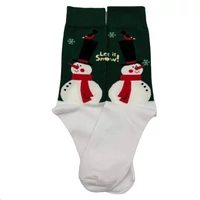 Kép 3/3 - Karácsonyi hóember vidám zokni