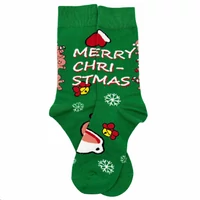 Kép 4/6 - Karácsonyi mézeskalács vidám zokni 36-39