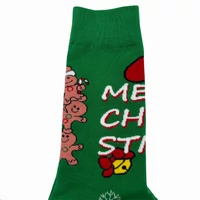 Kép 5/6 - Karácsonyi mézeskalács vidám zokni 36-39