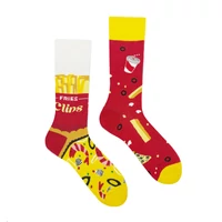 Kép 2/2 - Sültkrumplis felemás vidám zokni