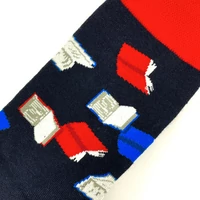 Kép 4/5 - Könyves vidám zokni