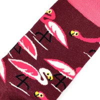Kép 5/5 - Flamingós vidám zokni