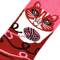 Kép 3/4 - Macskás vidám zokni