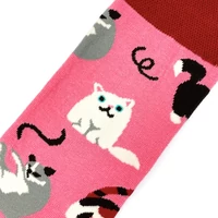 Kép 4/4 - Macskás vidám zokni