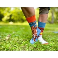 Kép 6/8 - Tigrises vidám zokni