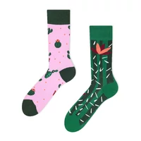 Kép 1/5 - Kaktuszos felemás vidám zokni