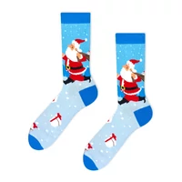 Kép 1/2 - Mikulásos vidám zokni