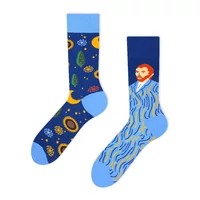 Kép 1/4 - Van Gogh Napraforgós felemás vidám zokni