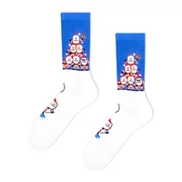 Kép 1/2 - Télapó piramis vidám zokni