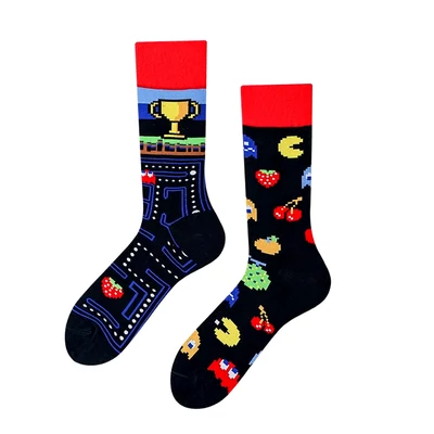 Játékmester felemás vidám zokni