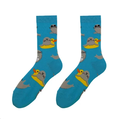 Fókás vidám zokni