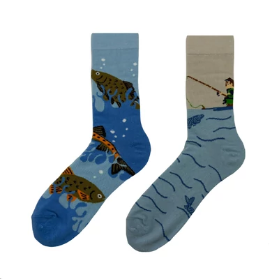 A nagy fogás felemás vidám zokni