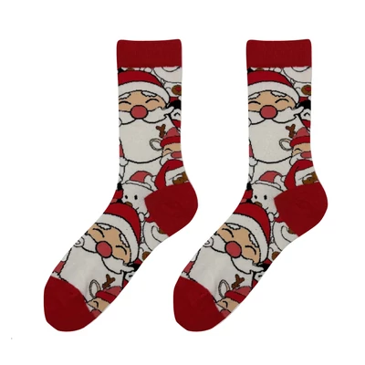 Mikulás és barátai vidám zokni