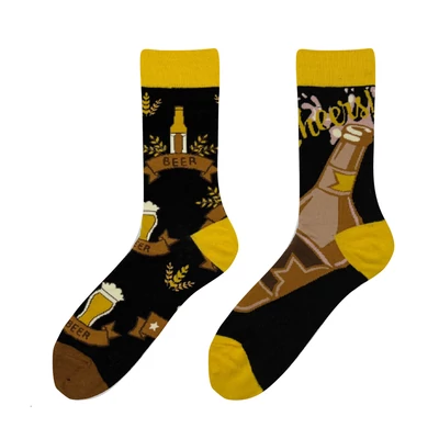 Habos koccintós felemás vidám zokni