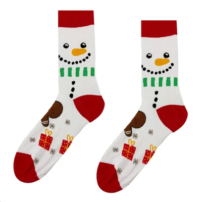 Snowman vidám zokni