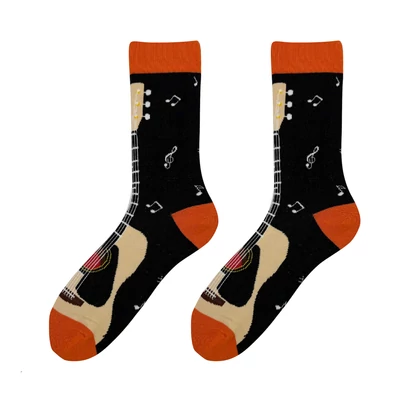 Rock&amp;Sock gitáros vidám zokni 