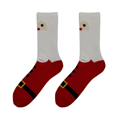 Nagyszakállú télapó vidám zokni