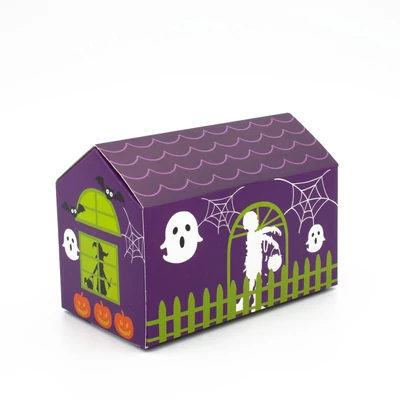 Halloween zokni doboz - szellem házikó