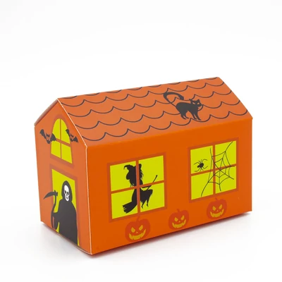 Halloween zokni doboz - fekete macskás