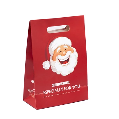 Karácsonyi ajándék doboz - Vidám Mikulás nagy