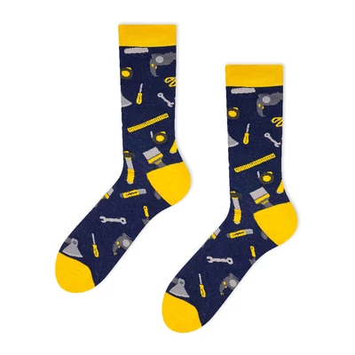 Barkácsolós vidám zokni