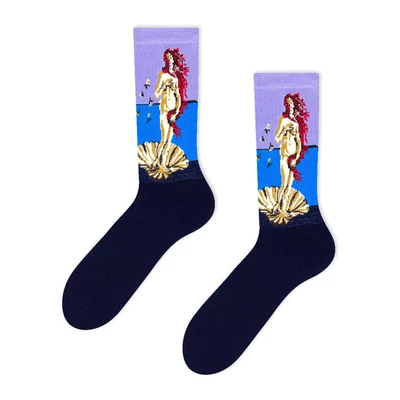 Vénusz születése vidám zokni