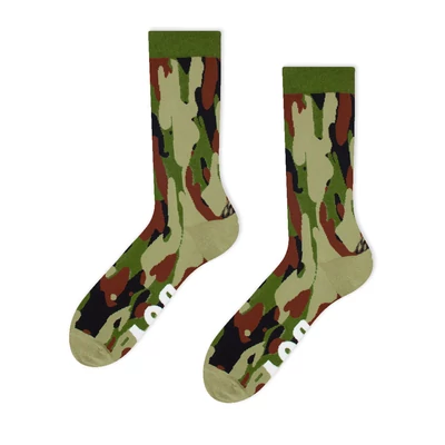 Terep mintás vidám zokni 43-46