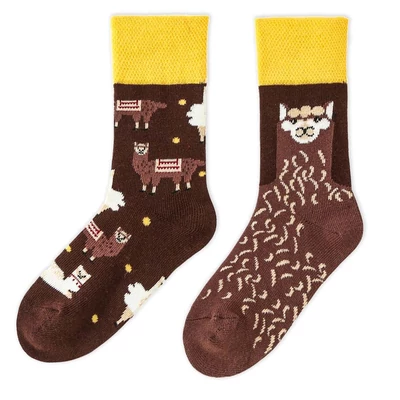 Lámás vidám gyerek zokni