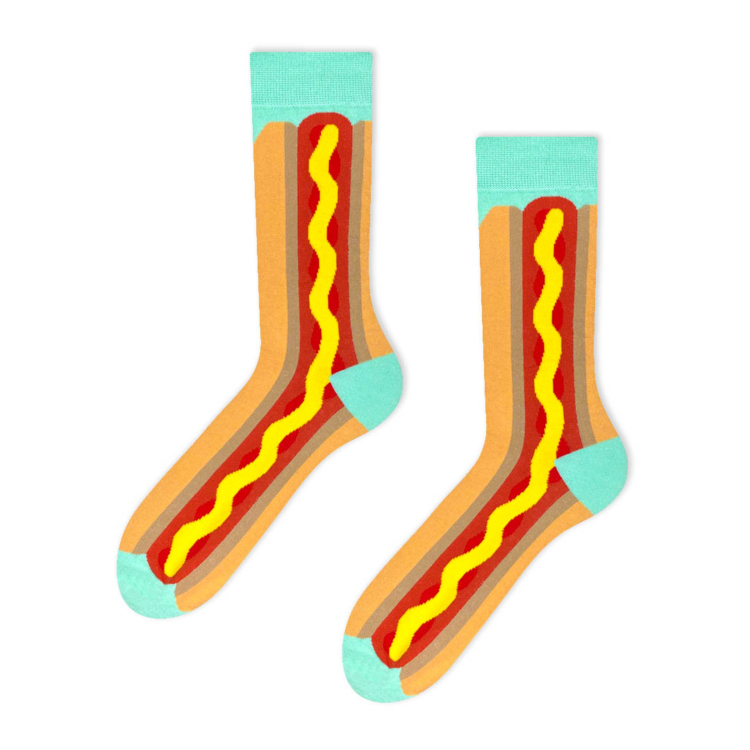 Hot Dogos vidám zokni