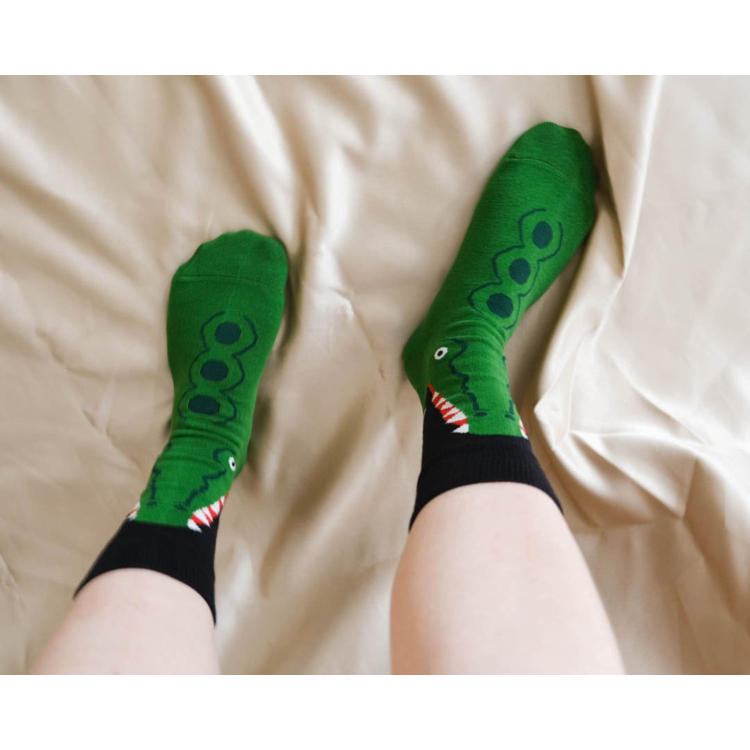 Krokodilos vidám zokni